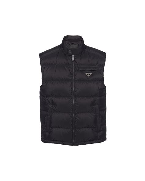 prada sport puffer coat|Prada sleeveless puffer jacket.